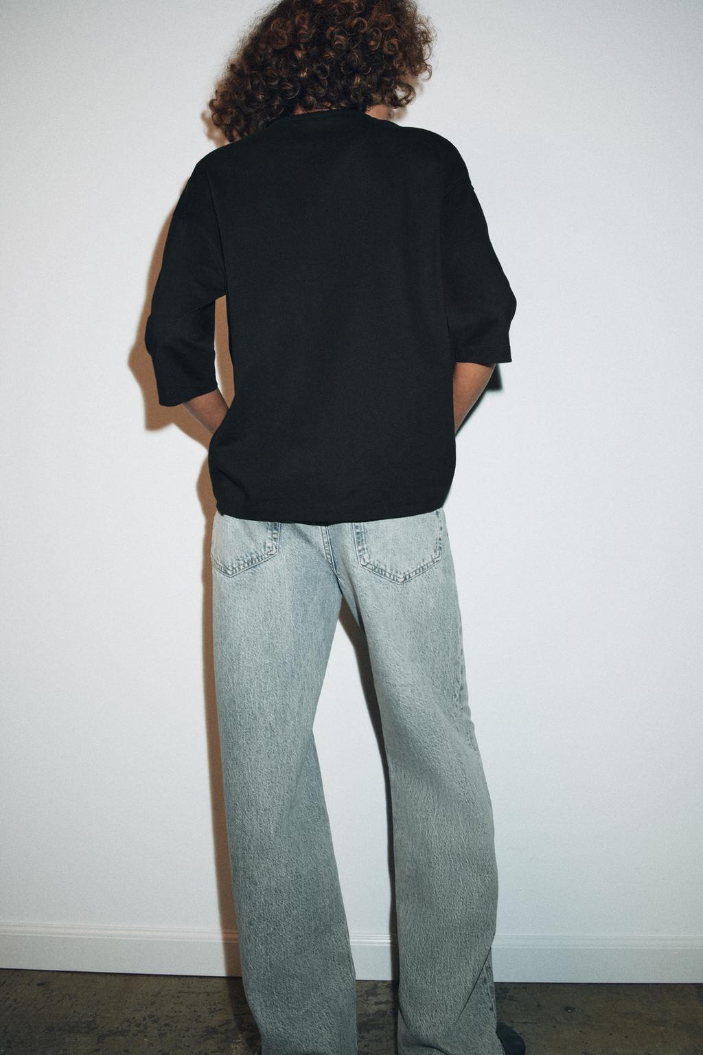 ФУТБОЛКА В СТИЛЕ РУСТИК С КОРОТКИМИ РУКАВАМИ