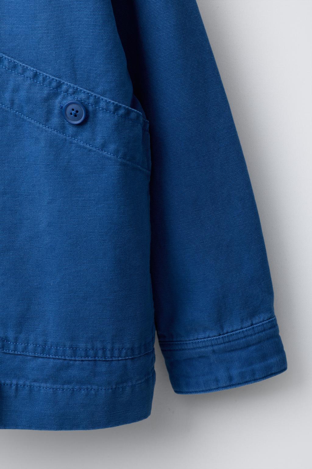 КУРТКА-РУБАШКА ИЗ ХОЛЩА С КАРМАНАМИ