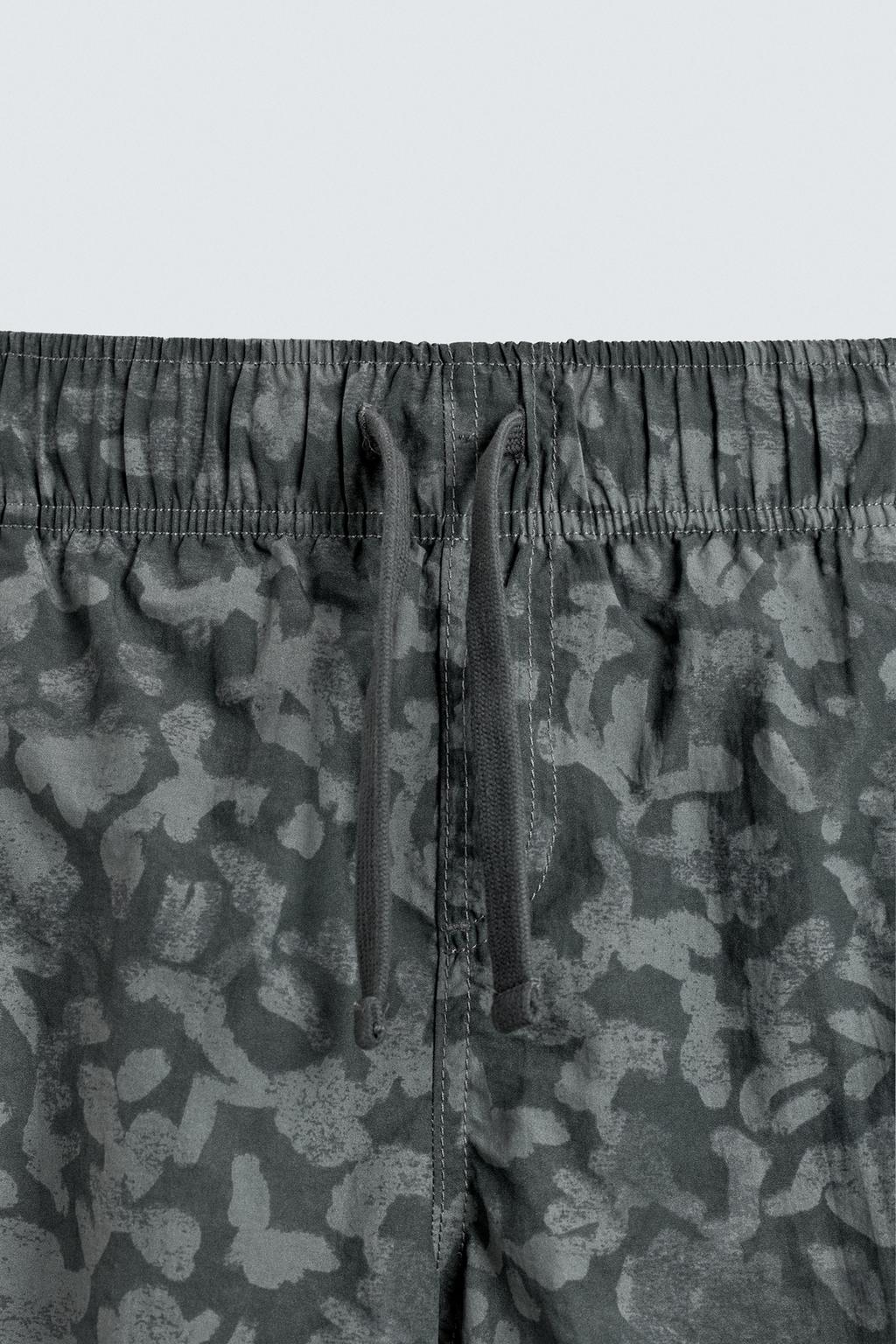 Плавки с принтом до колена