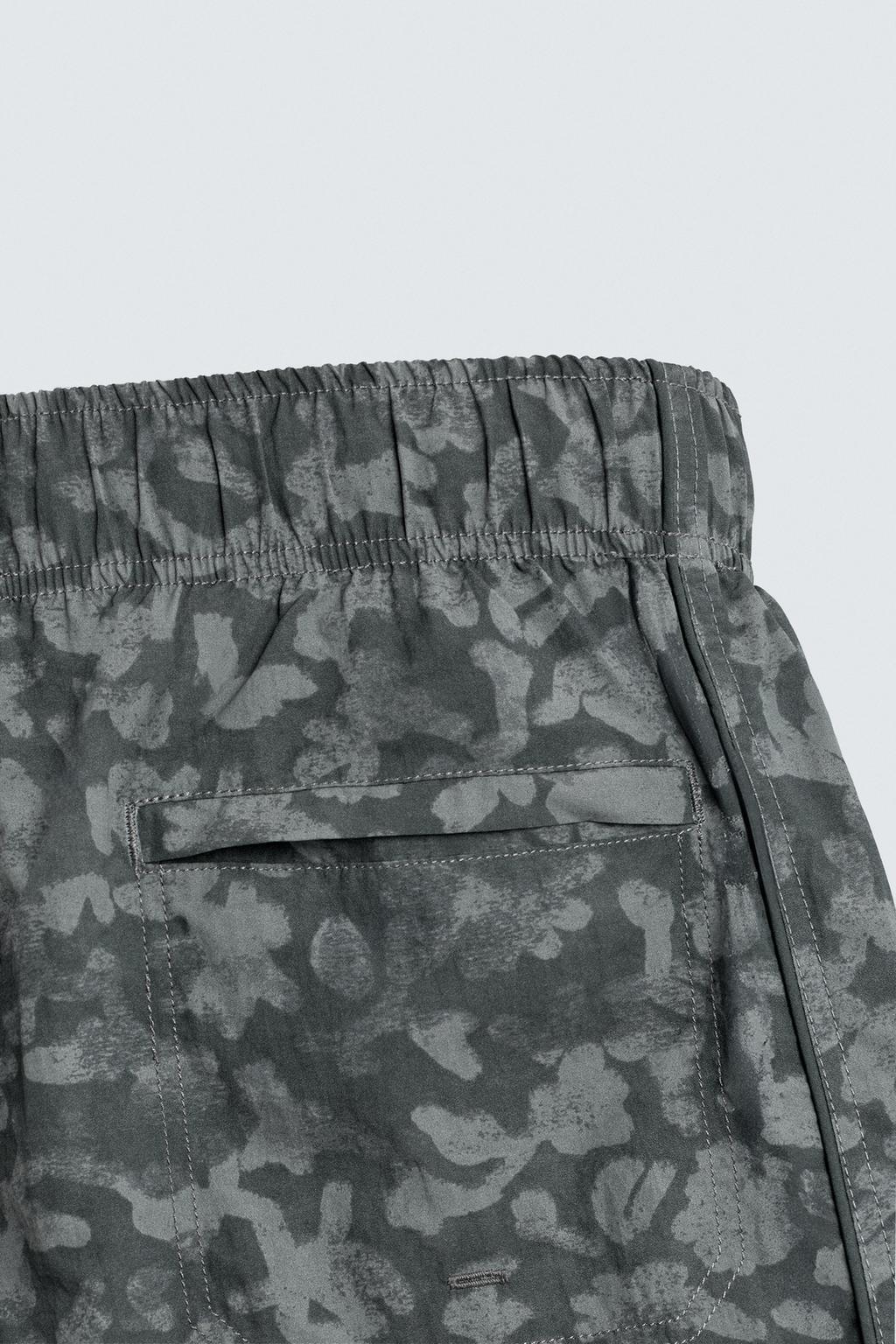 Плавки с принтом до колена