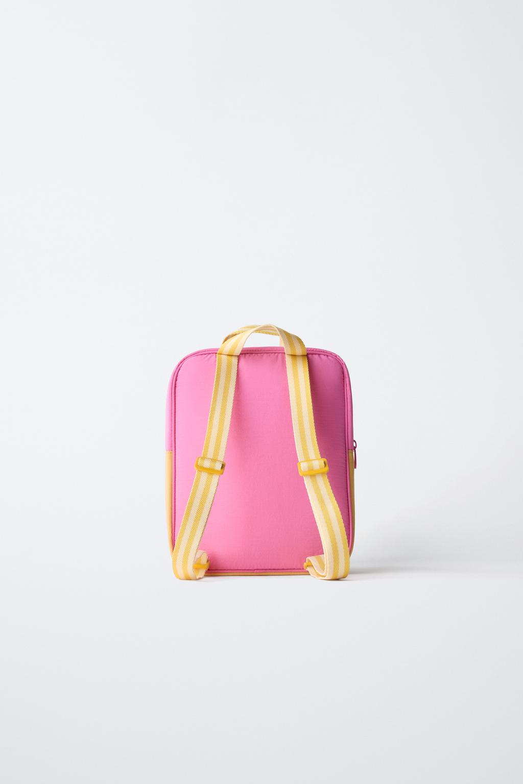 РАЗНОЦВЕТНЫЙ РЮКЗАК С ЦВЕТКОМ