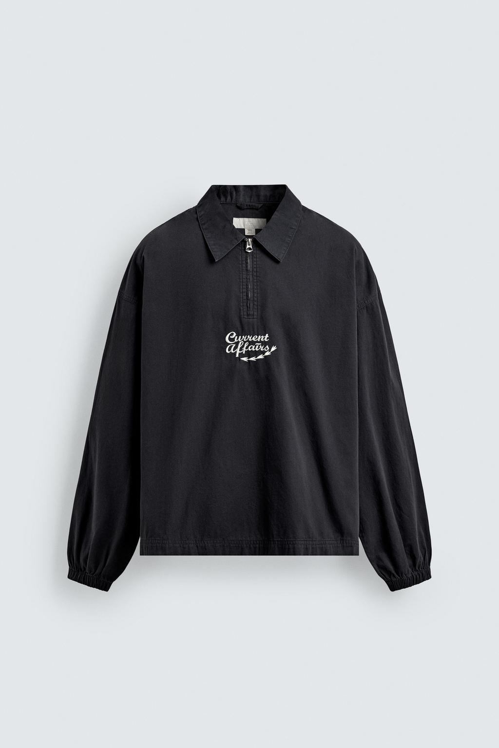 ПОЛО С МОЛНИЕЙ И ВЫШИВКОЙ