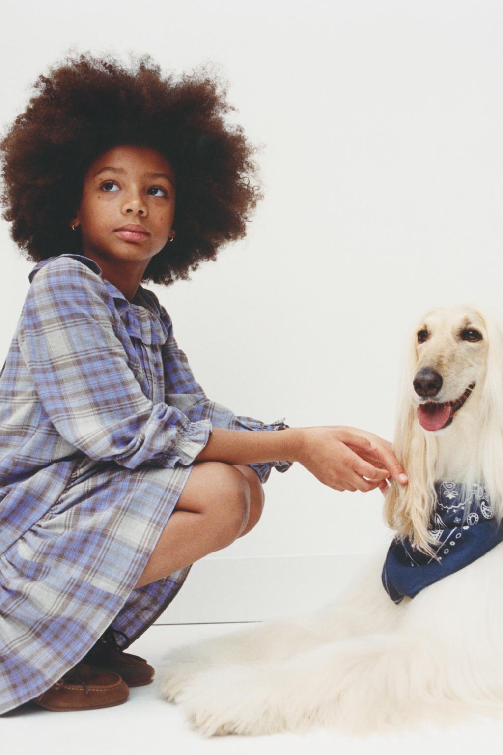 ПЛАТЬЕ В КЛЕТКУ С ЗАЩИПАМИ