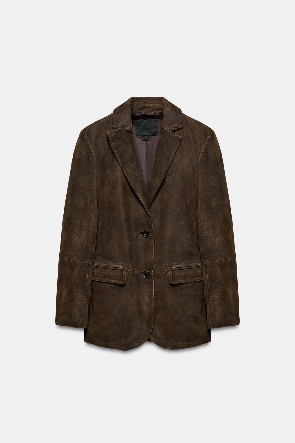 Эксклюзивный жакет из замши zw collection limited edition