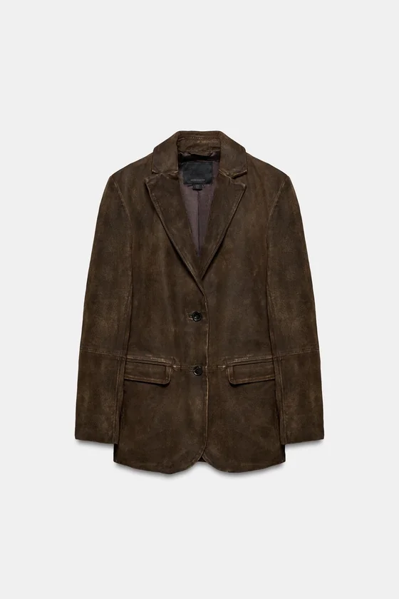 Эксклюзивный жакет из замши zw collection limited edition