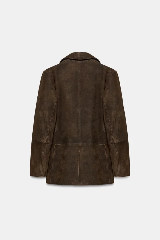 Эксклюзивный жакет из замши zw collection limited edition