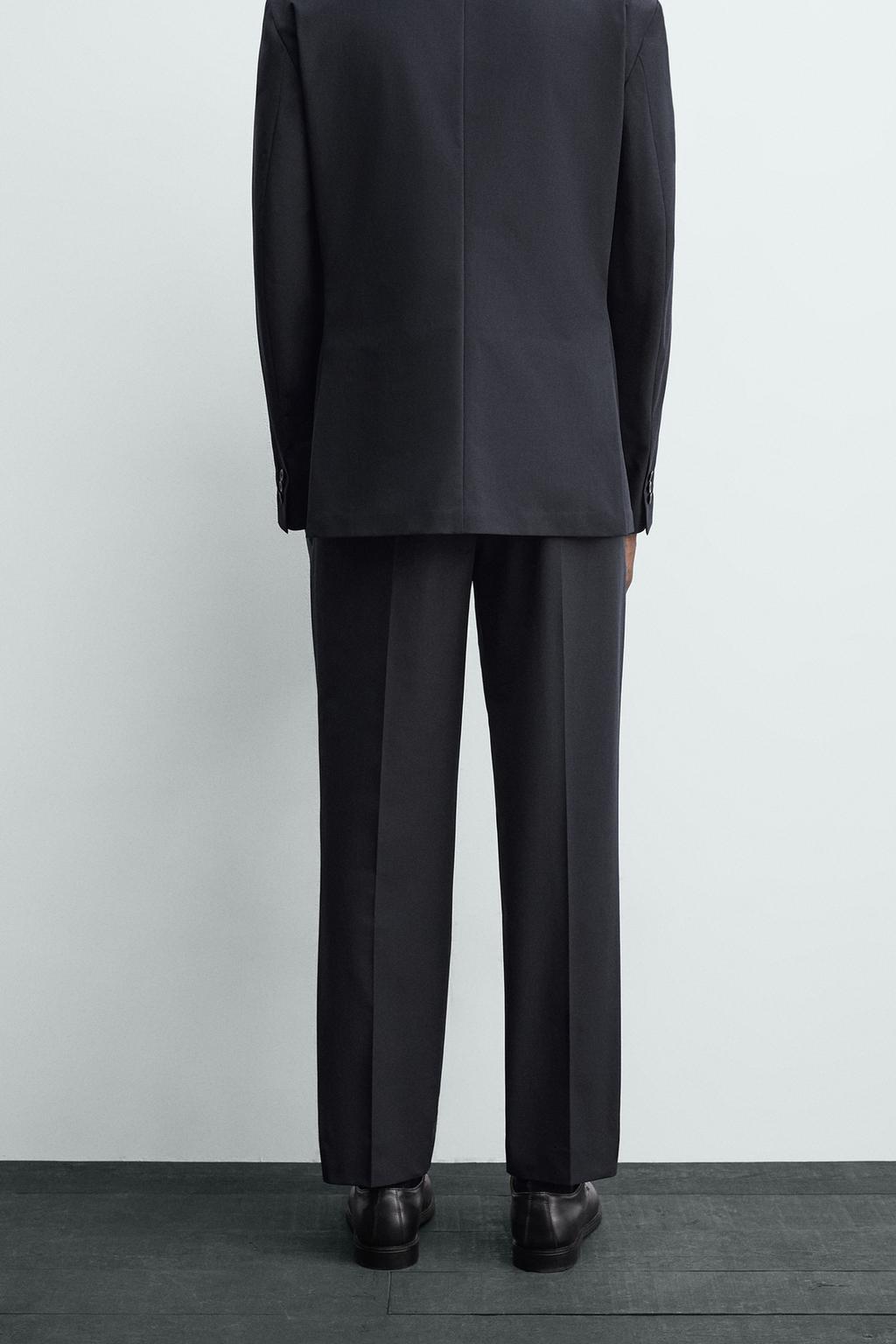 КОСТЮМНЫЕ БРЮКИ ИЗ ВЫСОКОТЕХНОЛОГИЧНОЙ ТКАНИ NON-IRON