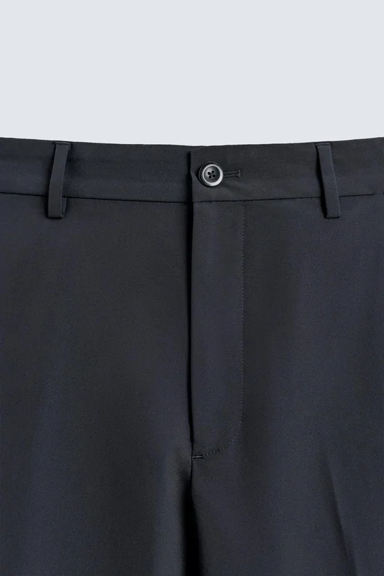 КОСТЮМНЫЕ БРЮКИ ИЗ ВЫСОКОТЕХНОЛОГИЧНОЙ ТКАНИ NON-IRON