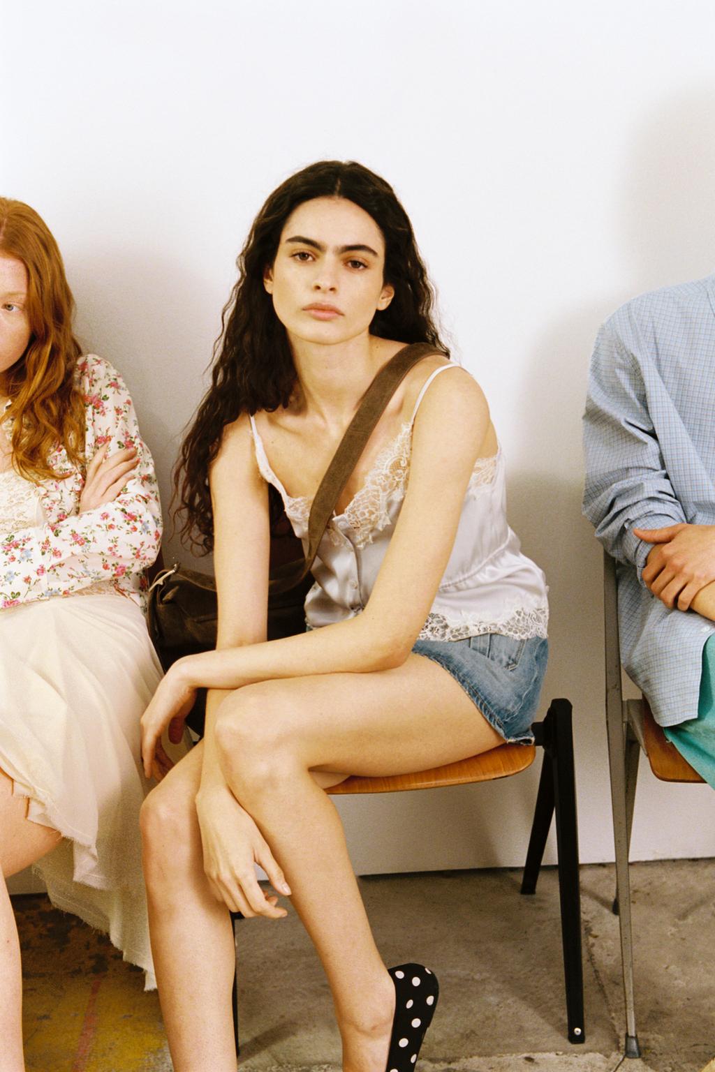 ДЖИНСОВАЯ МИНИ-ЮБКА TRF