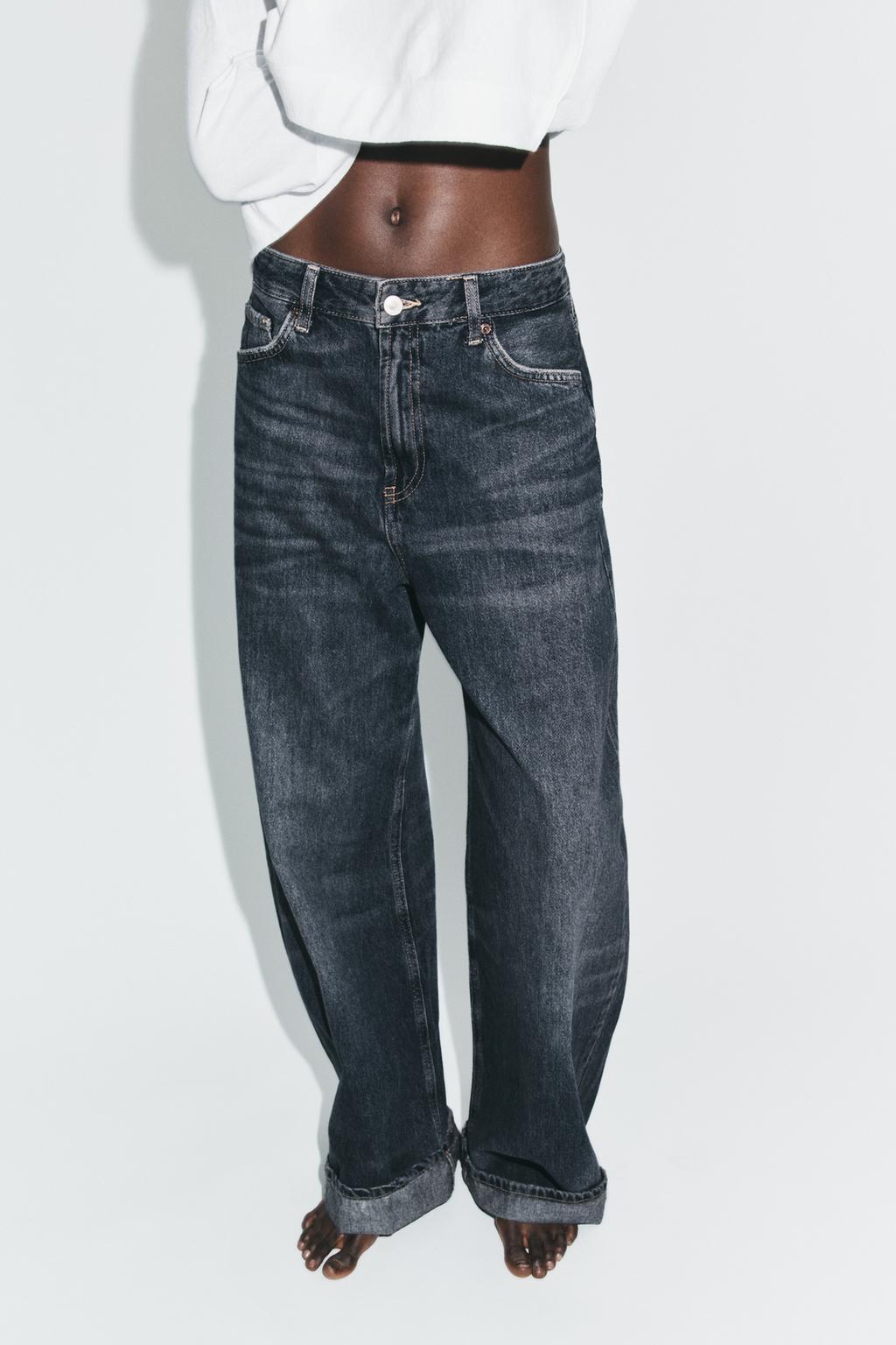 ДЖИНСЫ TRF BAGGY FOLDED СО СРЕДНЕЙ ПОСАДКОЙ