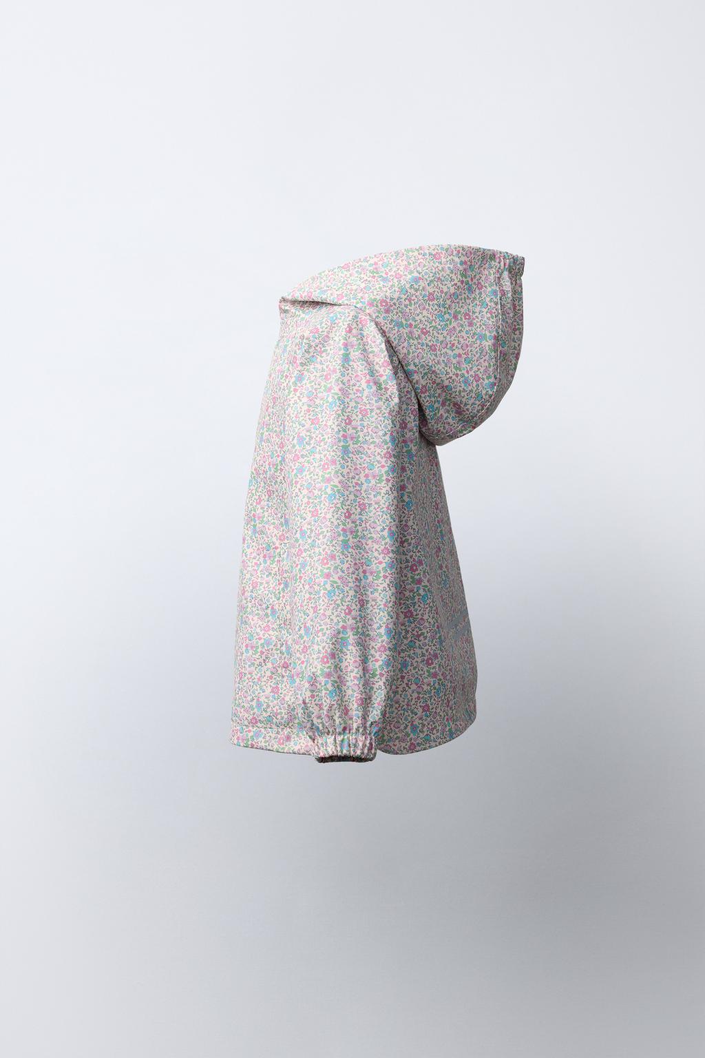 ПРОРЕЗИНЕННЫЙ ДОЖДЕВИК С ЦВЕТОЧНЫМ ПРИНТОМ WATER REPELLENT