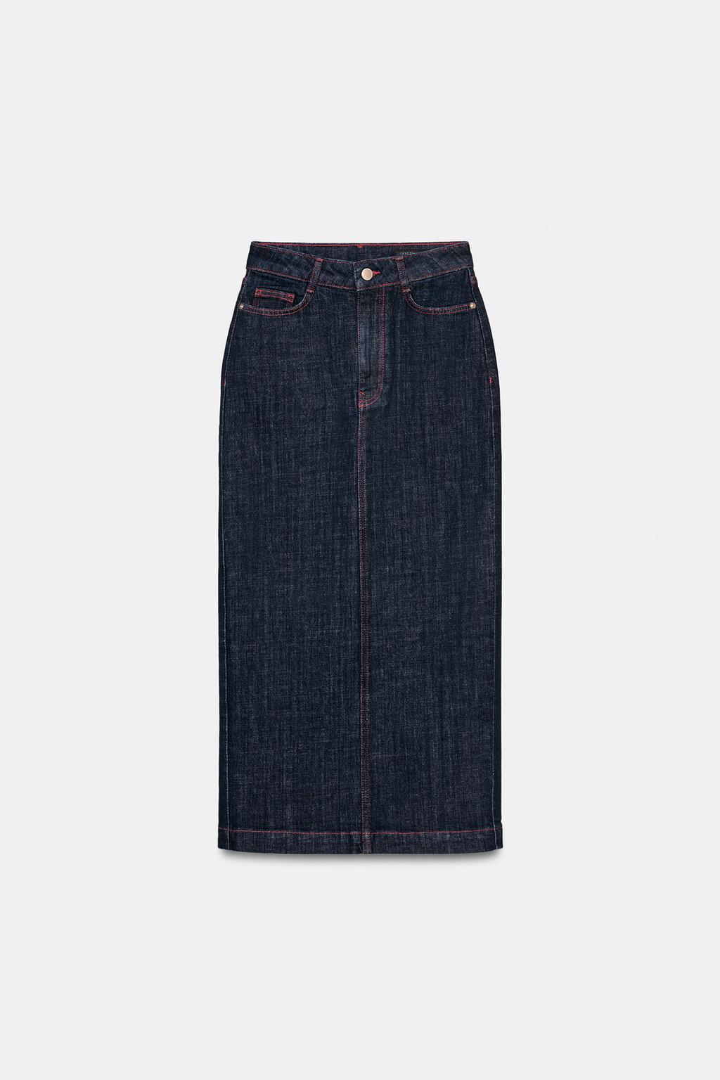 ДЖИНСОВАЯ ЮБКА МИДИ Z1975