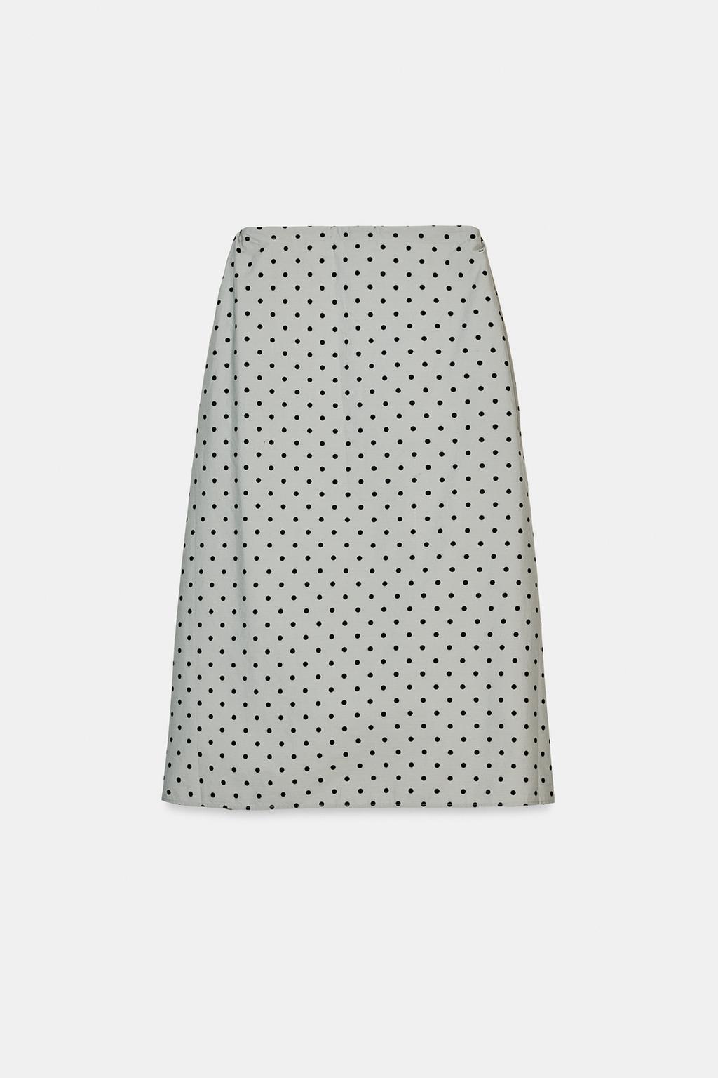 ЮБКА МИДИ В ГОРОШЕК