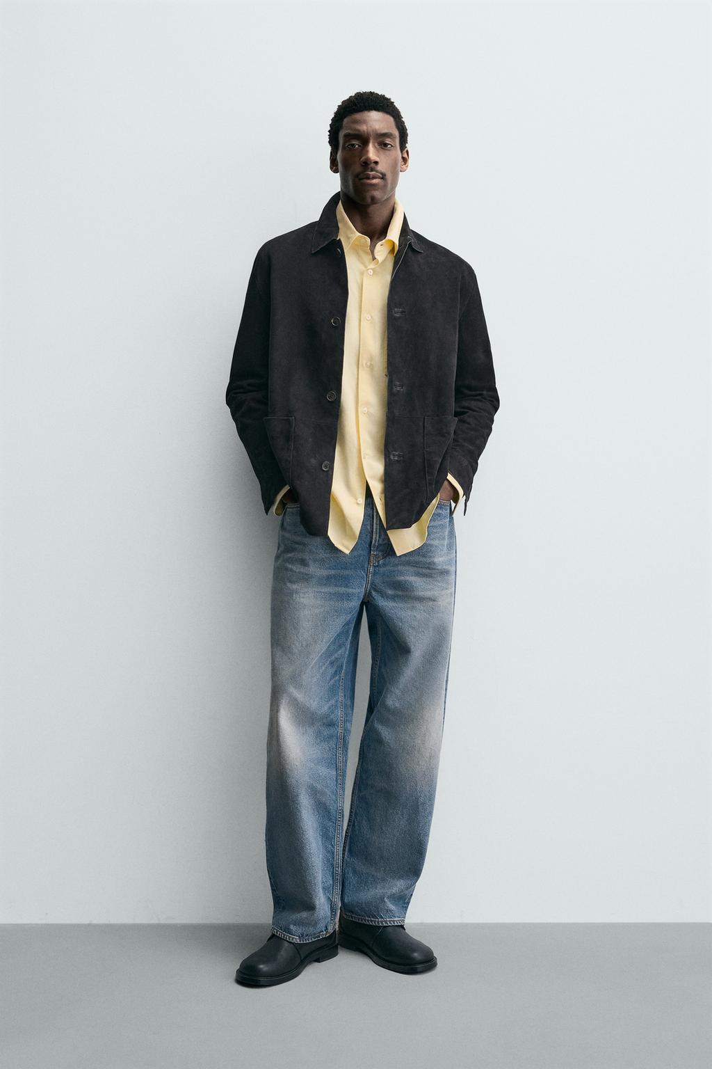 КУРТКА-РУБАШКА ИЗ ЗАМШИ