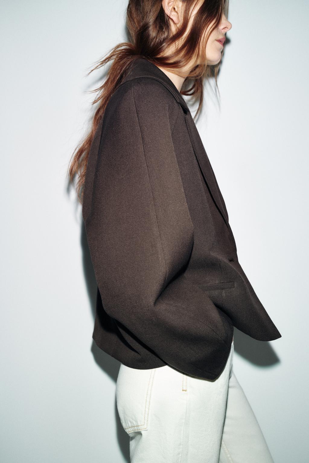 БЛЕЙЗЕР С ОБЪЕМНЫМИ РУКАВАМИ