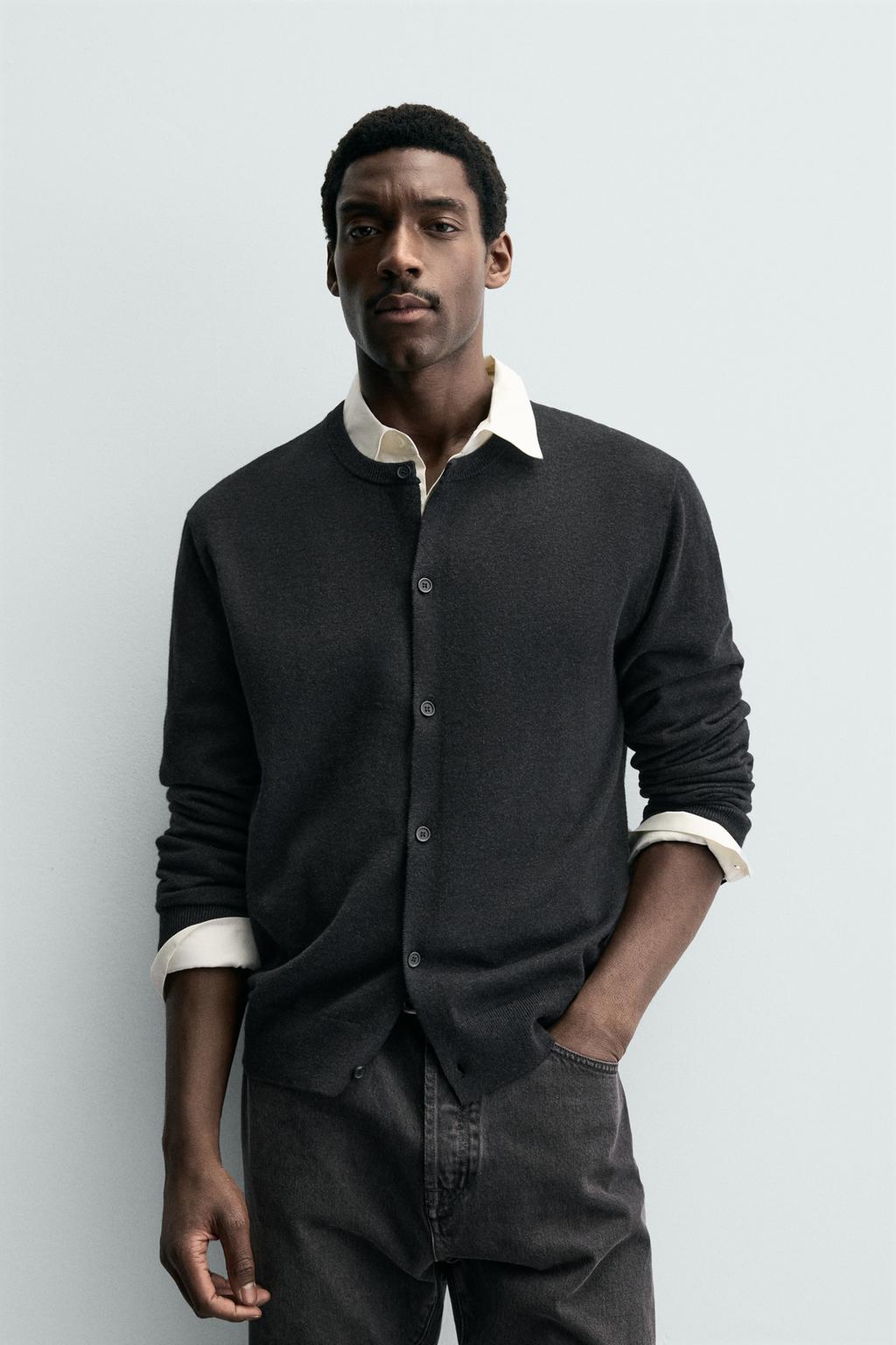 КАРДИГАН ИЗ СМЕСОВОЙ ШЕРСТИ