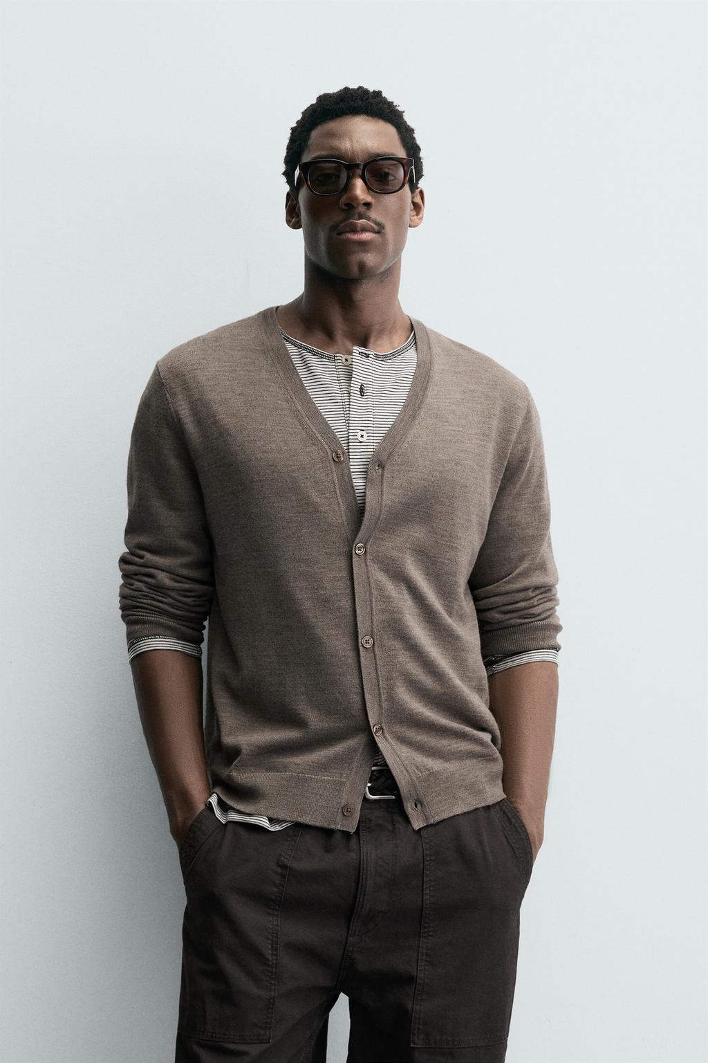 КАРДИГАН ИЗ 100% ШЕРСТИ