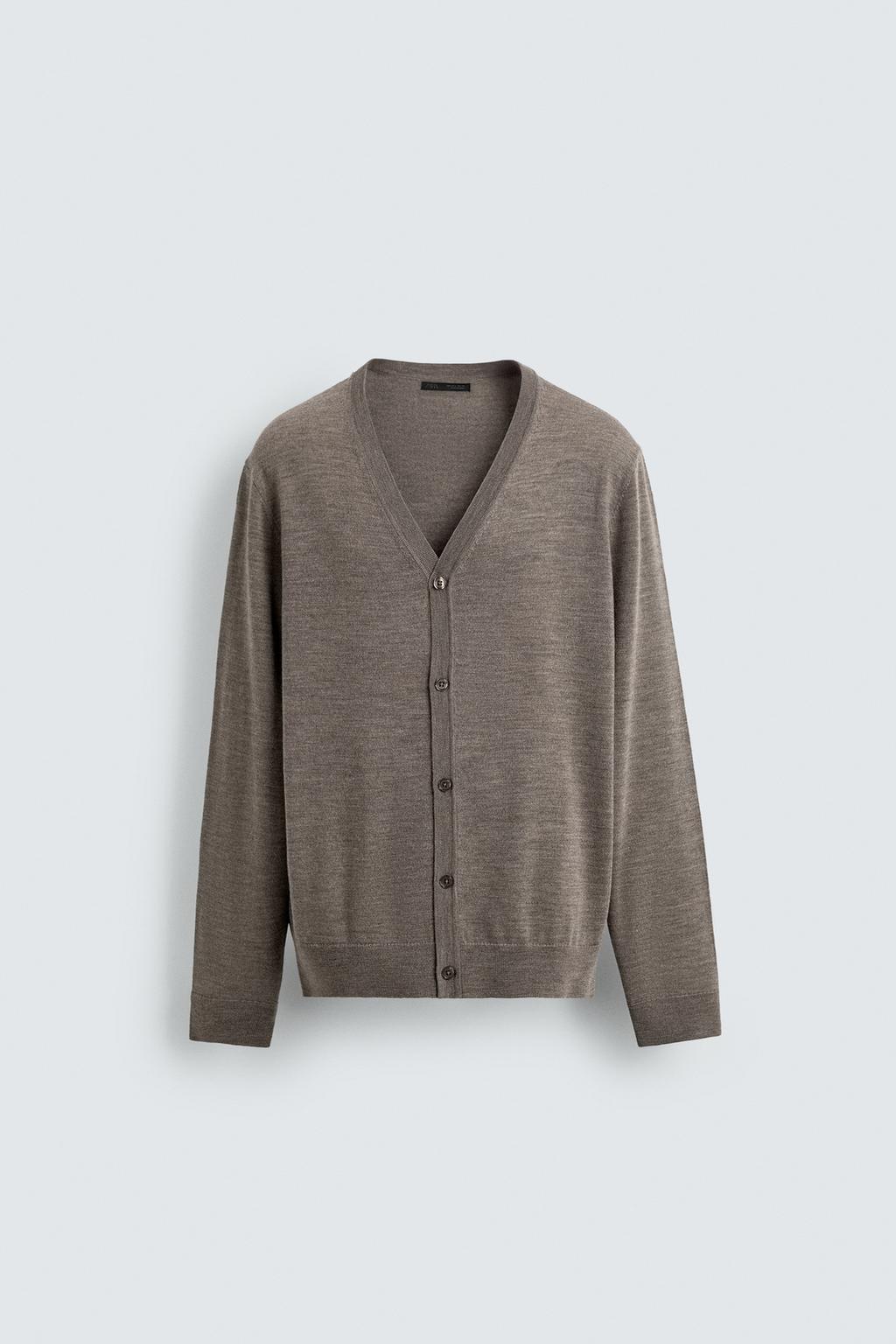 КАРДИГАН ИЗ 100% ШЕРСТИ