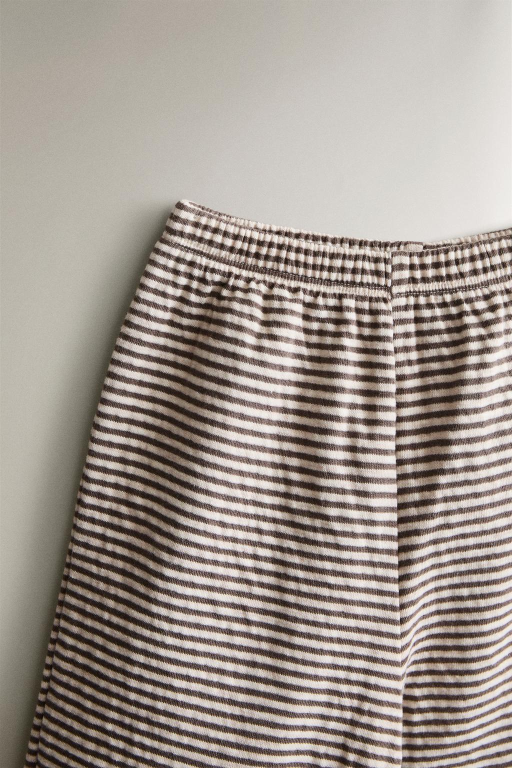 Детский пижамный комплект в полоску