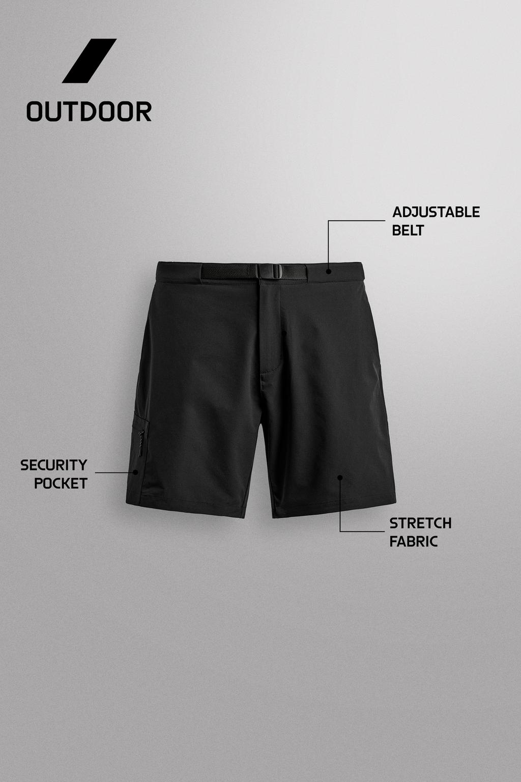 ШОРТЫ-КАРГО ИЗ ВЫСОКОТЕХНОЛОГИЧНОЙ ТКАНИ