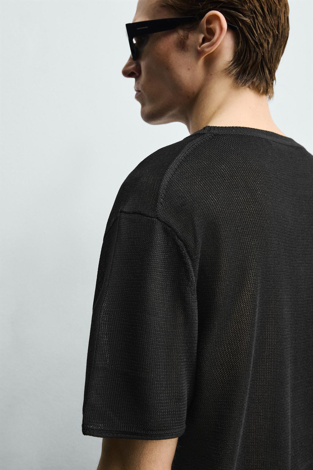 Вискозная трикотажная футболка