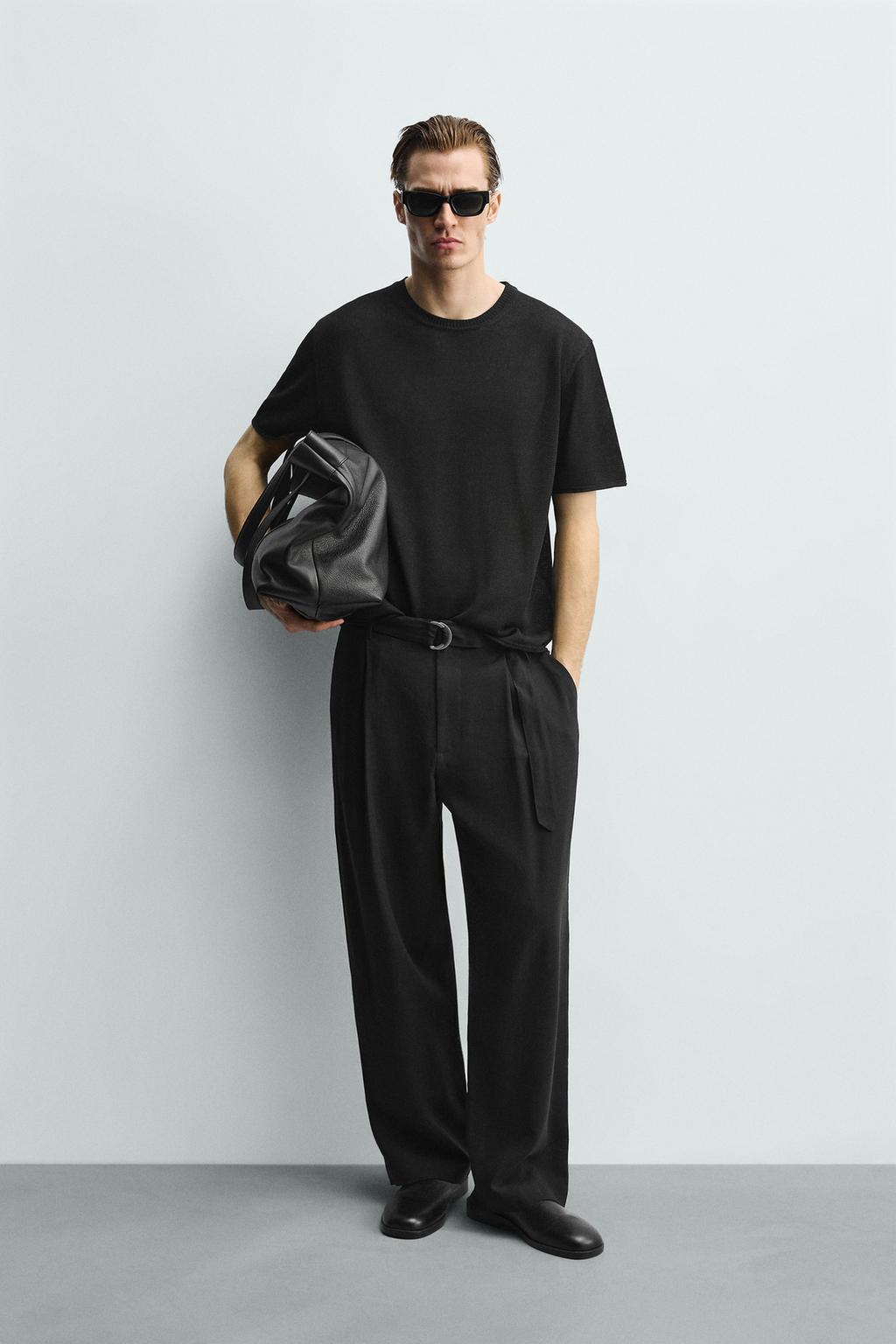 Вискозная трикотажная футболка