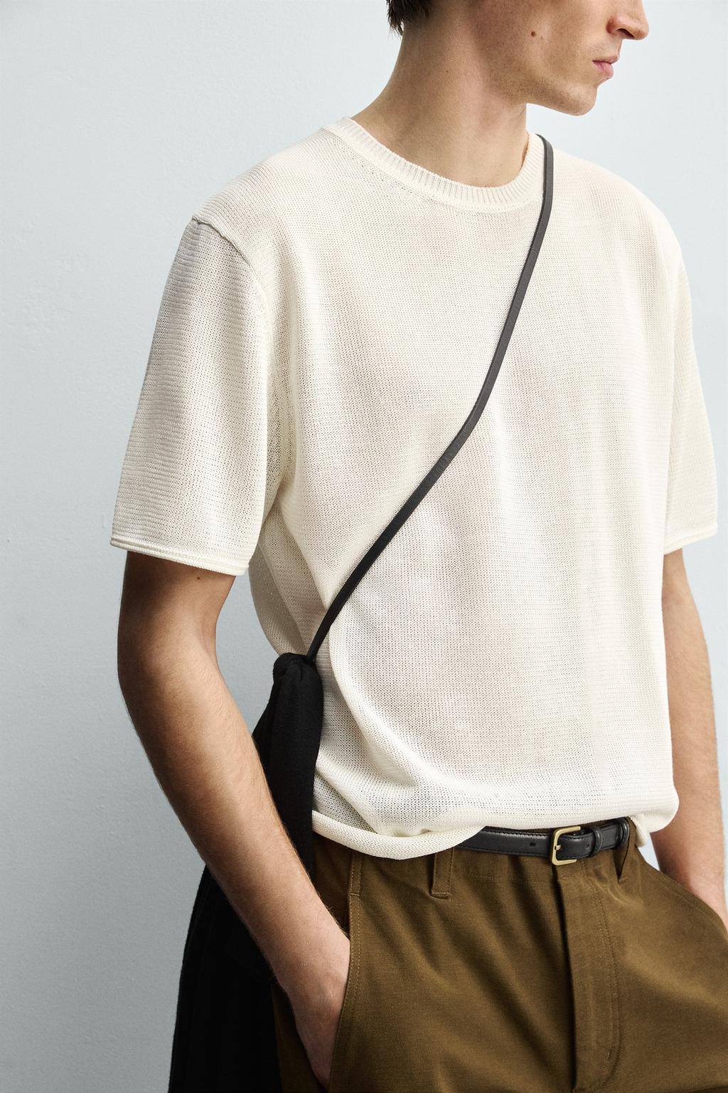 Трикотажная футболка из вискозного микса