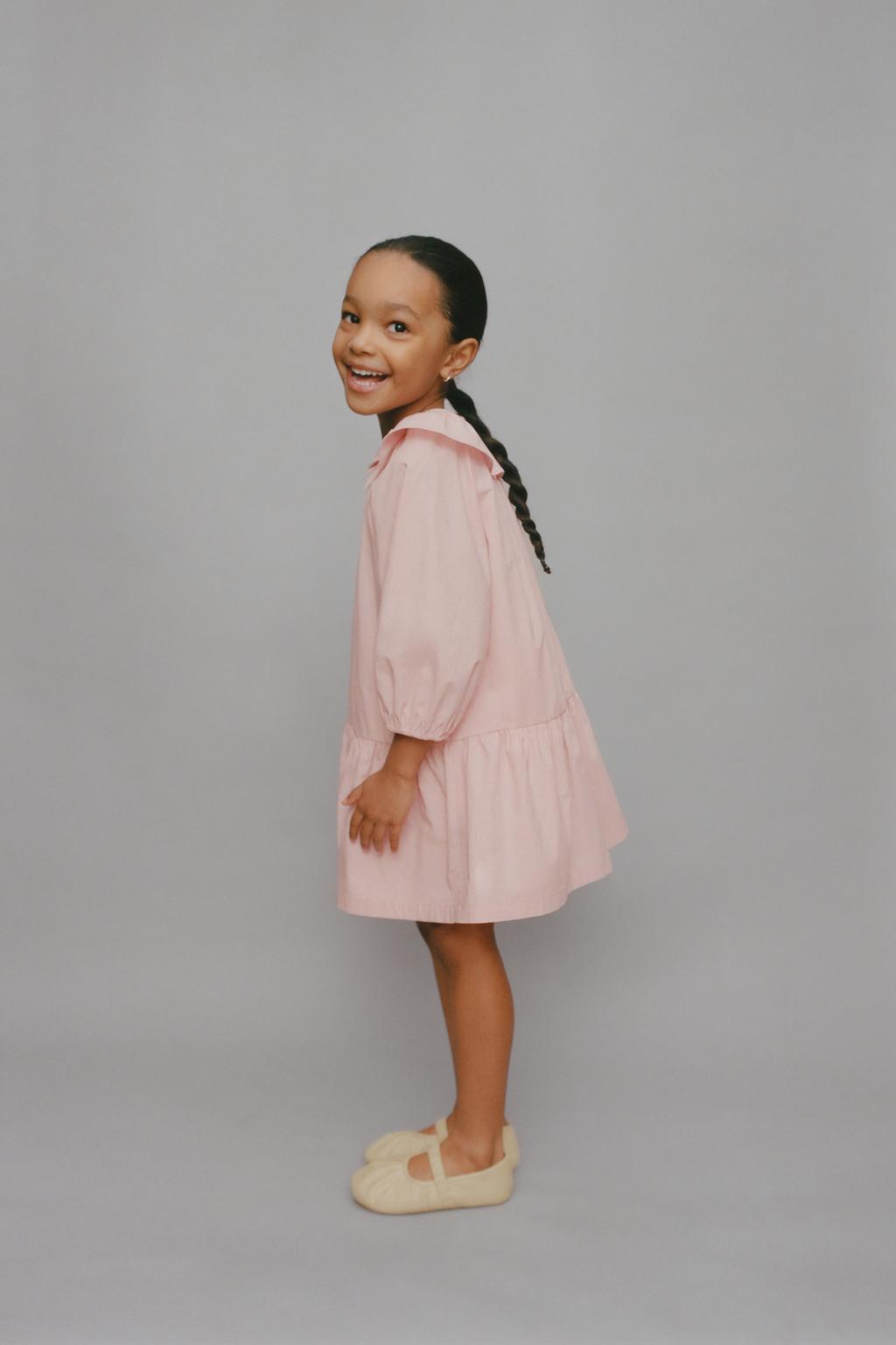 ПЛАТЬЕ ИЗ ПОПЛИНА С БАНТАМИ