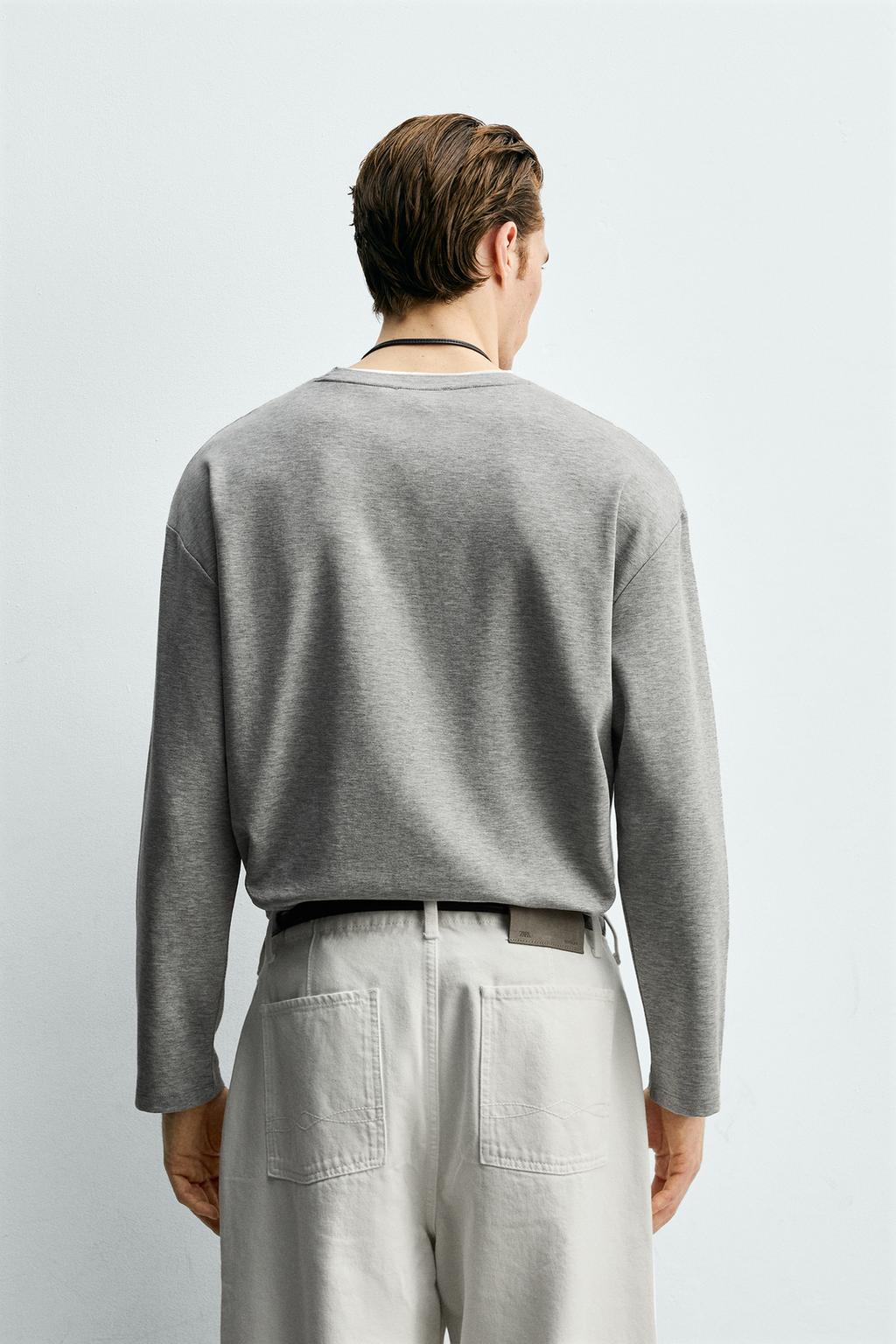 ФУТБОЛКА С ДВОЙНОЙ КОНТРАСТНОЙ ОТДЕЛКОЙ