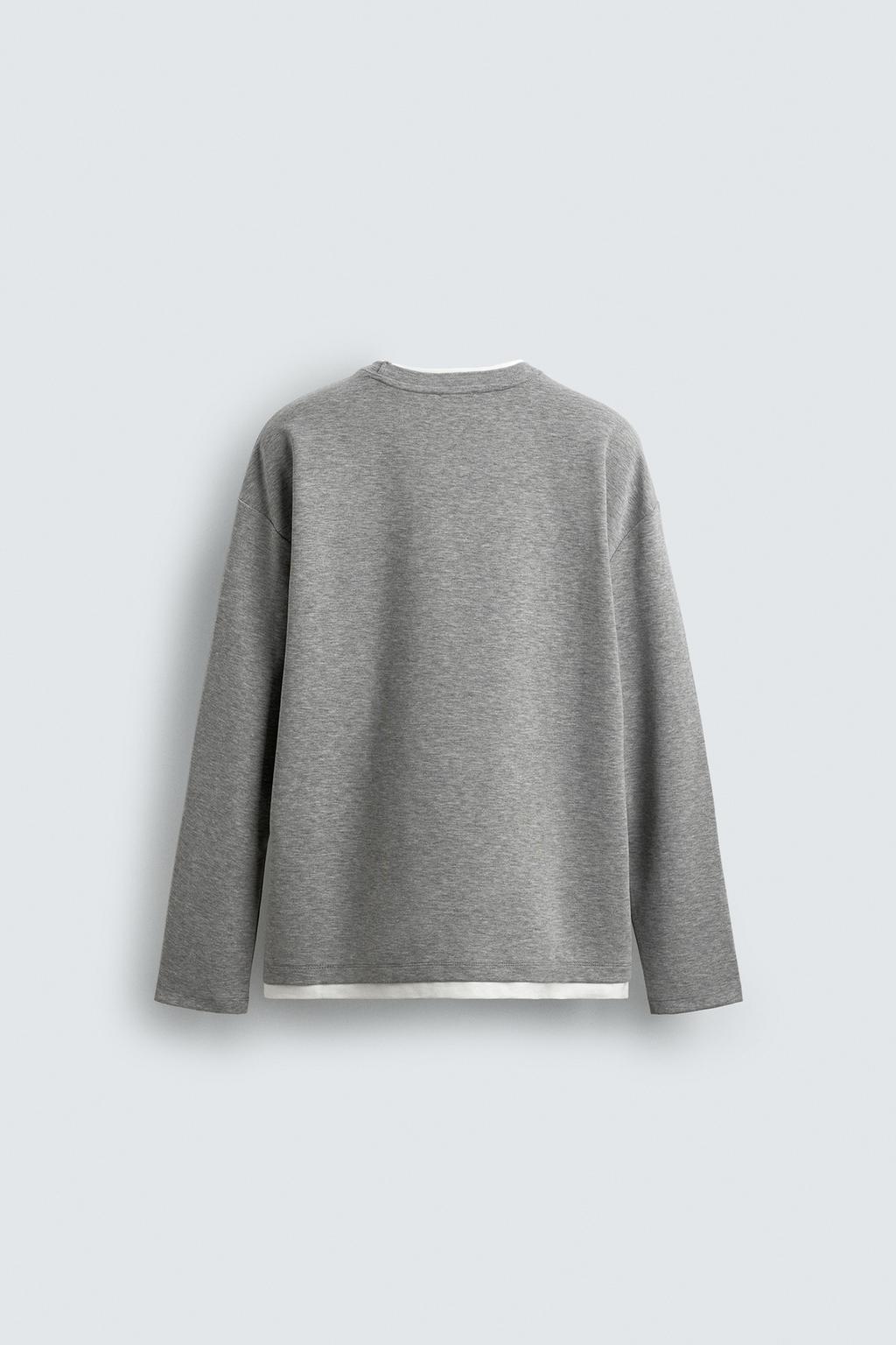 ФУТБОЛКА С ДВОЙНОЙ КОНТРАСТНОЙ ОТДЕЛКОЙ