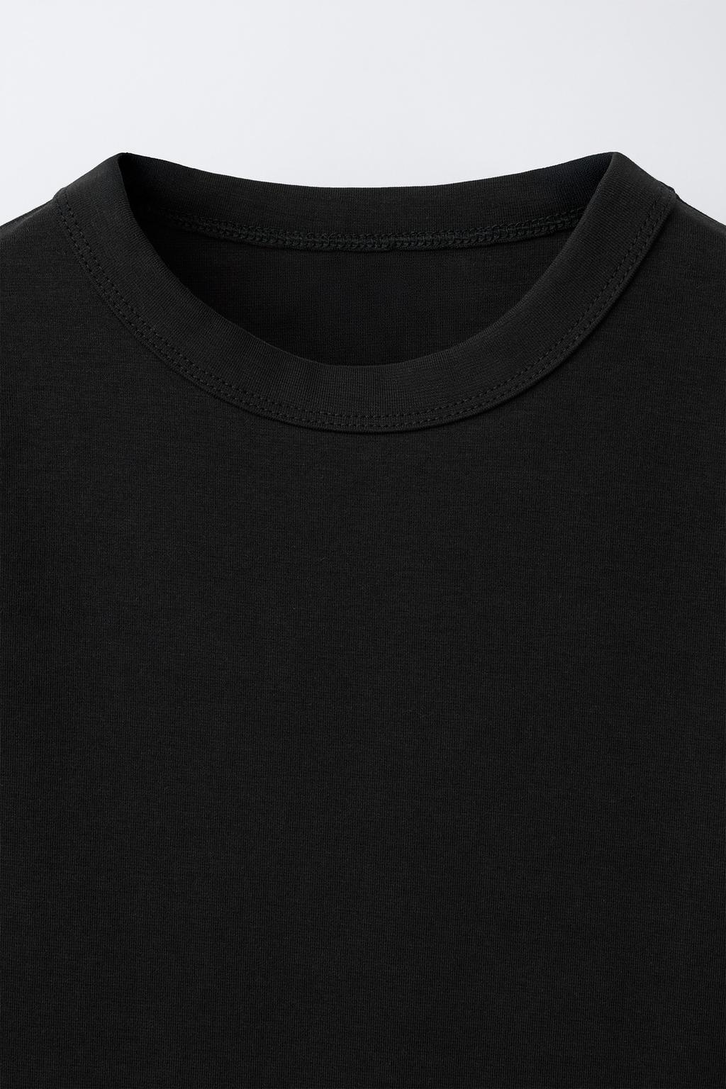 ОДНОТОННАЯ ФУТБОЛКА ИЗ ИНТЕРЛОКА