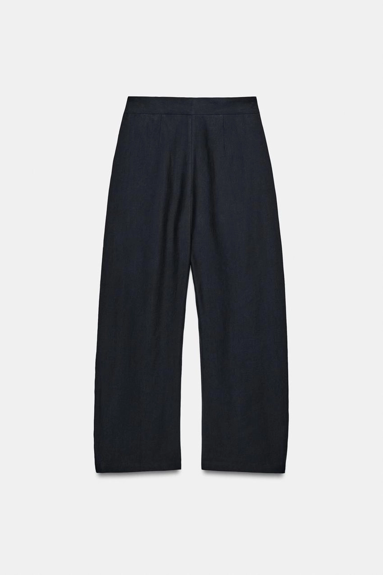 БРЮКИ WIDE-LEG С ЗАЩИПАМИ — ZW COLLECTION