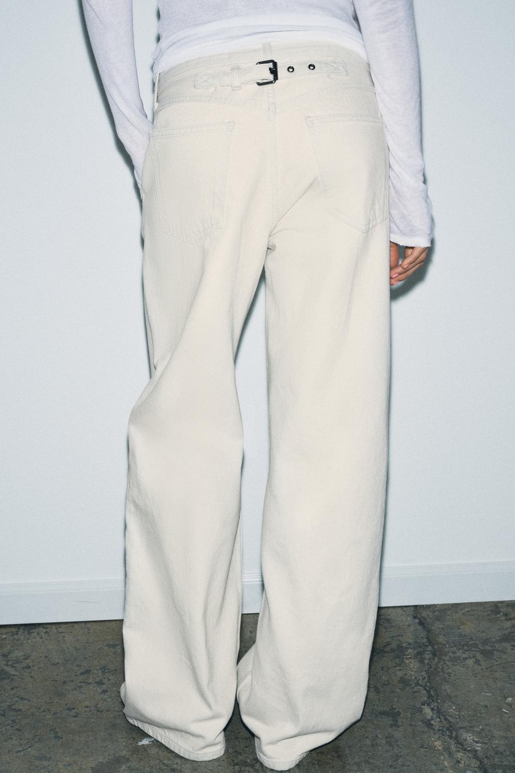 ДЖИНСЫ ZW COLLECTION СО СРЕДНЕЙ ПОСАДКОЙ И ХЛЯСТИКОМ