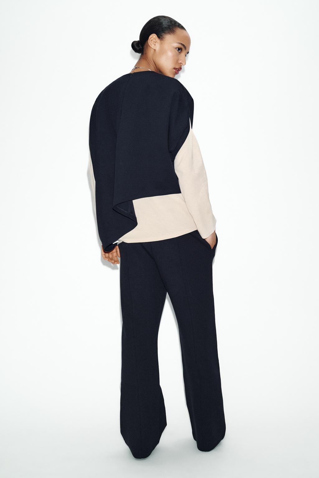 НАКИДКА АСИММЕТРИЧНОГО КРОЯ ИЗ ИНТЕРЛОКА