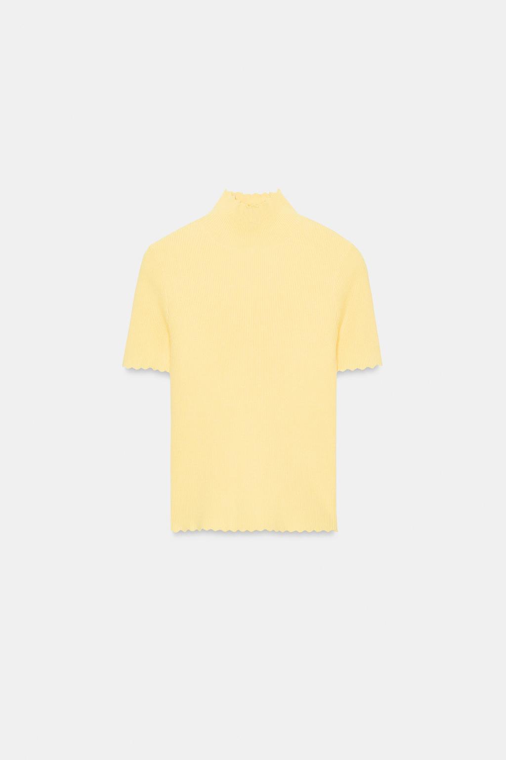 ТРИКОТАЖНЫЙ ТОП В РУБЧИК