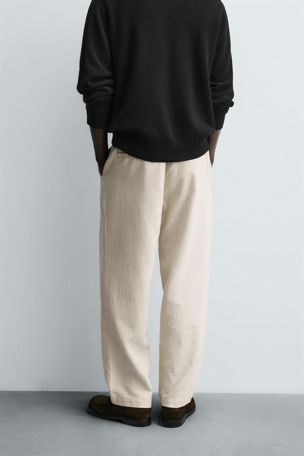 Джоггеры с высокой посадкой и структурой