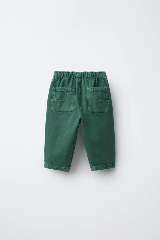 БРЮКИ BAGGY ИЗ ТВИЛА
