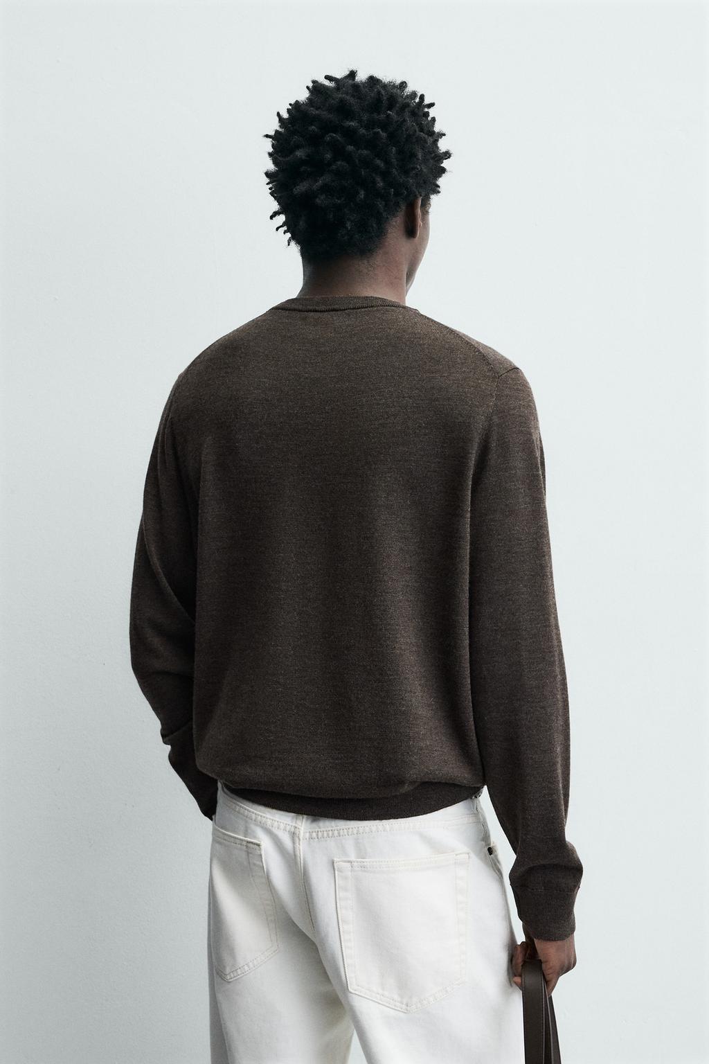 ШЕРСТЯНОЙ СВИТЕР КЛАССИЧЕСКОГО КРОЯ