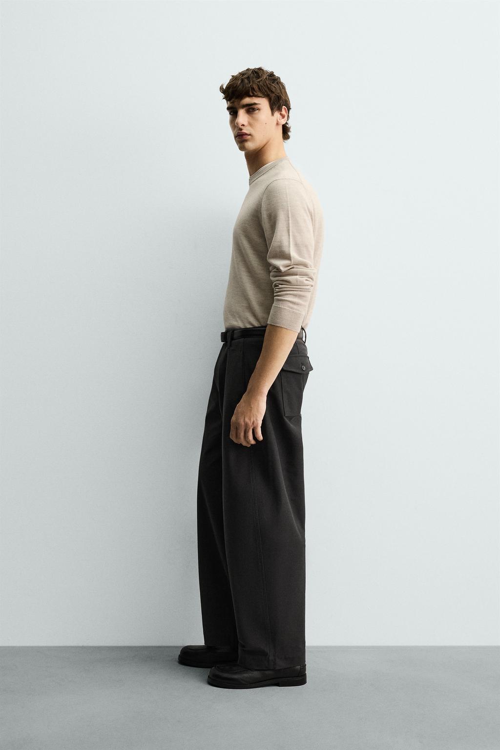 ШЕРСТЯНОЙ СВИТЕР КЛАССИЧЕСКОГО КРОЯ