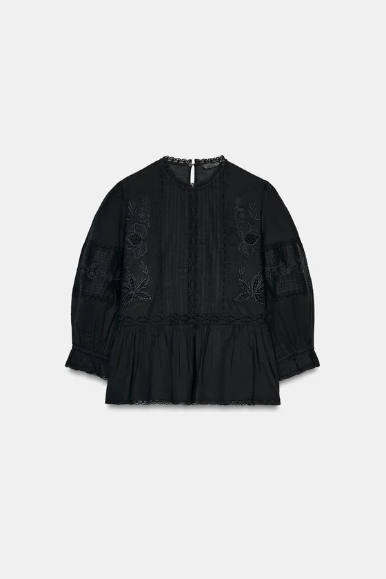 РУБАШКА С ВЫШИВКОЙ ZW COLLECTION