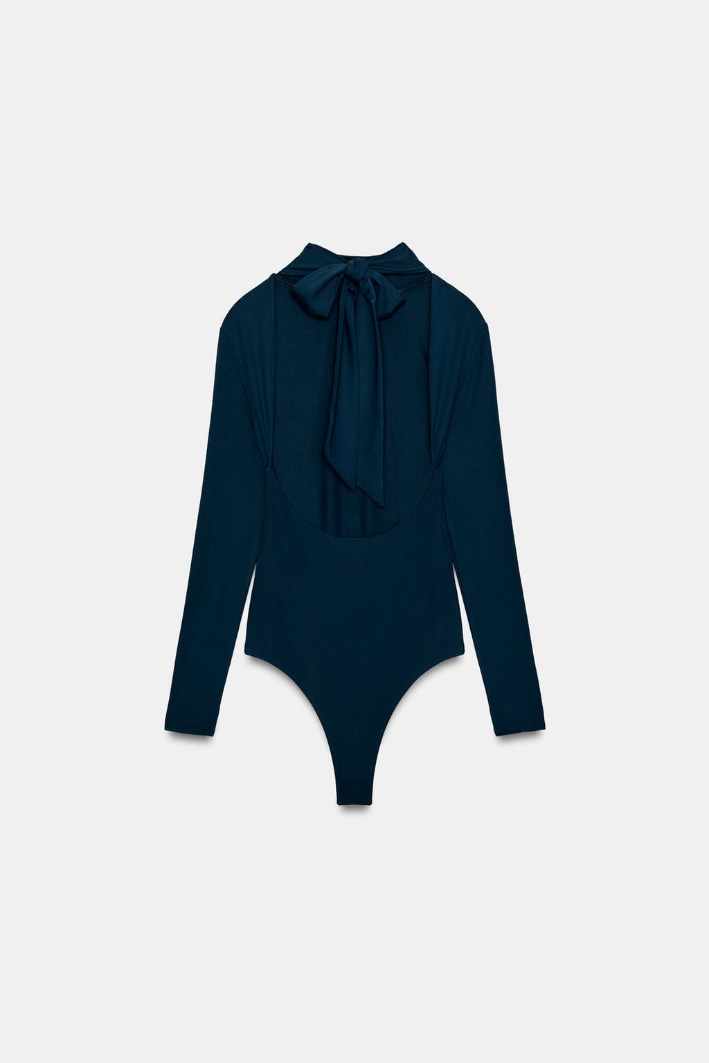 БОДИ ИЗ ПОЛИАМИДА СО ЗАВЯЗКАМИ