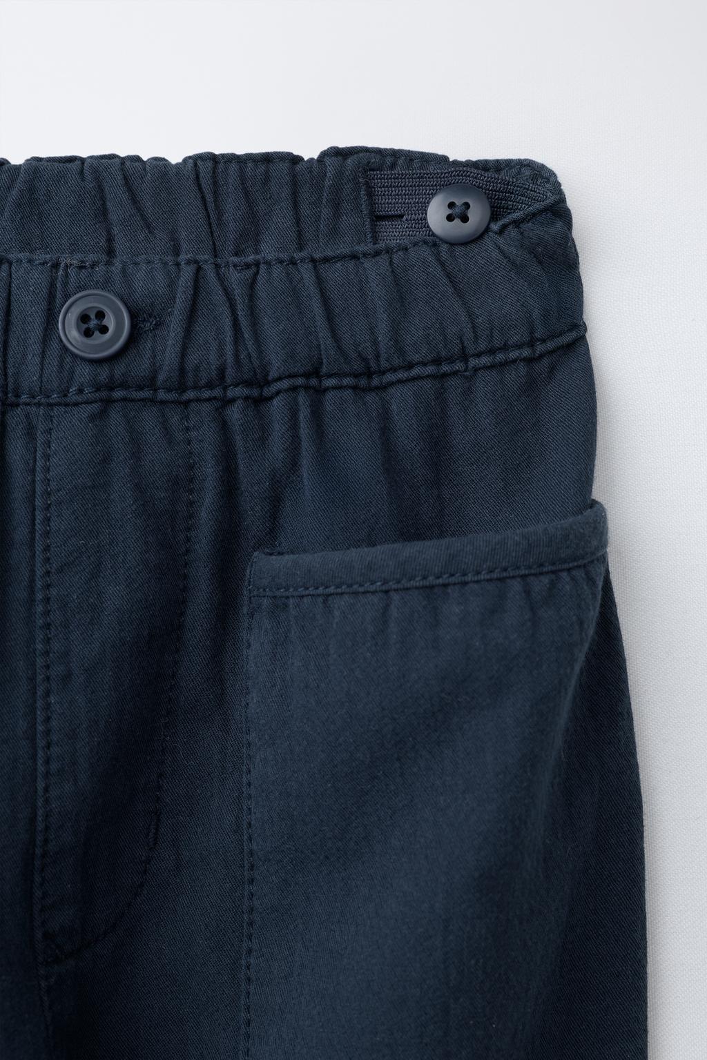 БРЮКИ ПРЯМОГО КРОЯ С КАРМАНАМИ