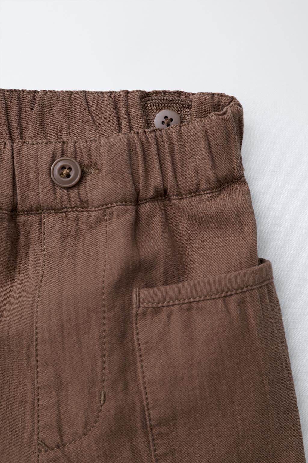 БРЮКИ STRAIGHT FIT С КАРМАНАМИ