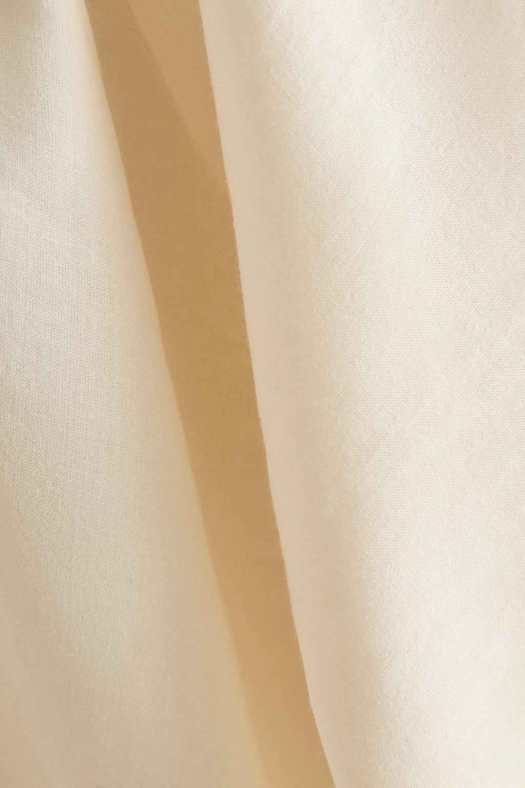 Ночная сорочка с кружевной отделкой на рукавах