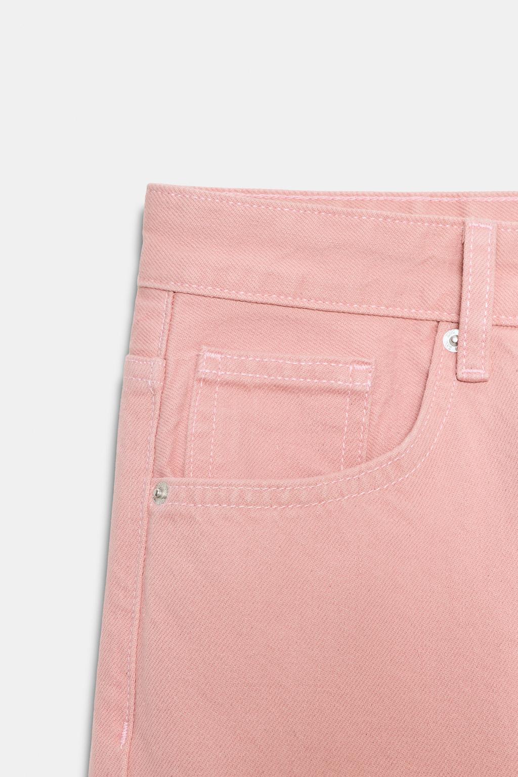 ДЖИНСЫ TRF LOOSE С НИЗКОЙ ПОСАДКОЙ И ОТВОРОТАМИ