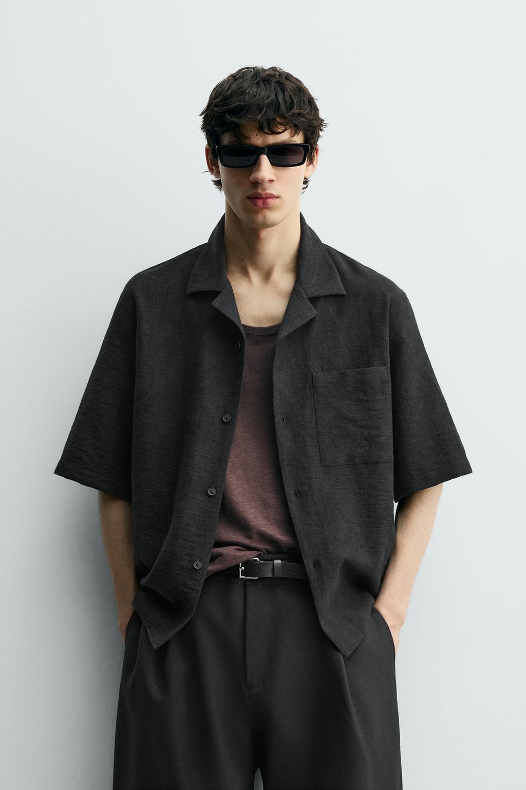 РУБАШКА СВОБОДНОГО КРОЯ JACQUARD