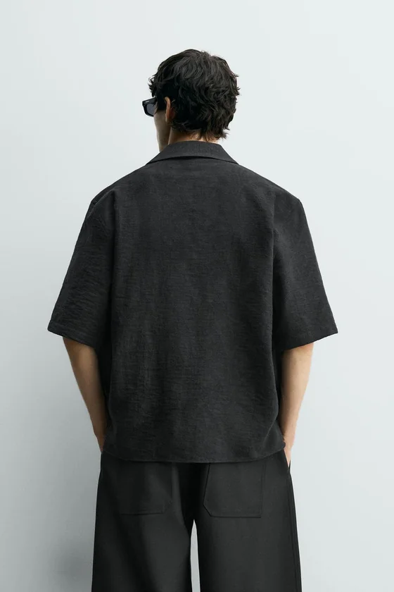РУБАШКА СВОБОДНОГО КРОЯ JACQUARD