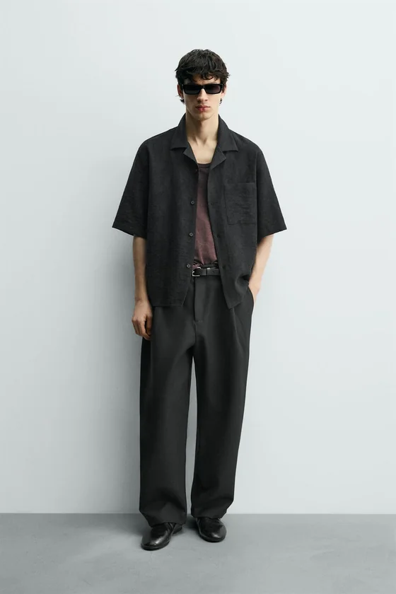 РУБАШКА СВОБОДНОГО КРОЯ JACQUARD
