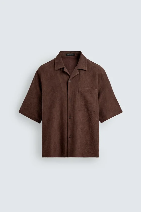 РУБАШКА RELAXED FIT JACQUARD