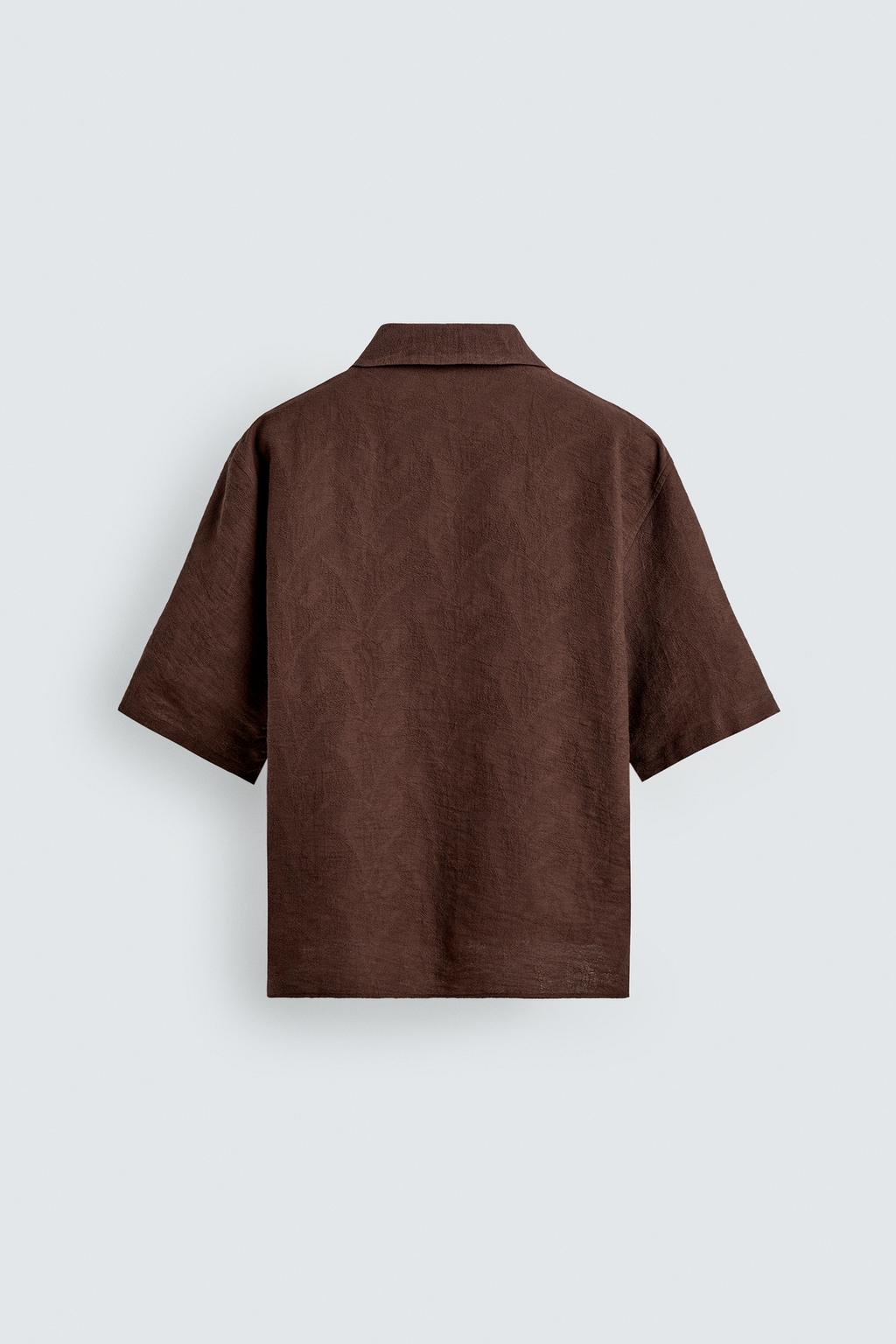 РУБАШКА RELAXED FIT JACQUARD